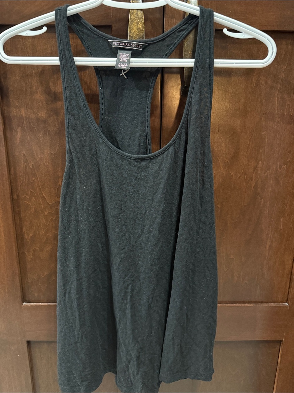 Victoria's Secret Black leopard Racerback Tank